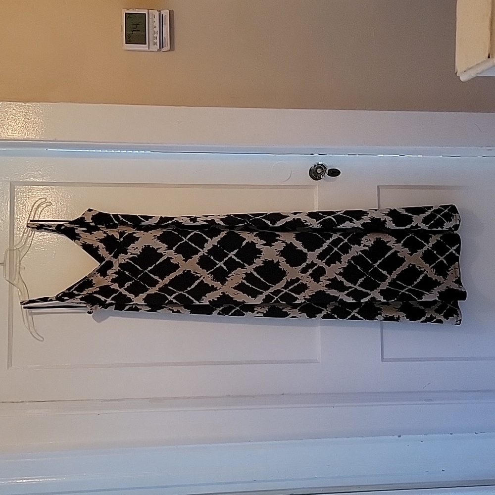 INC Black and Cream sundress